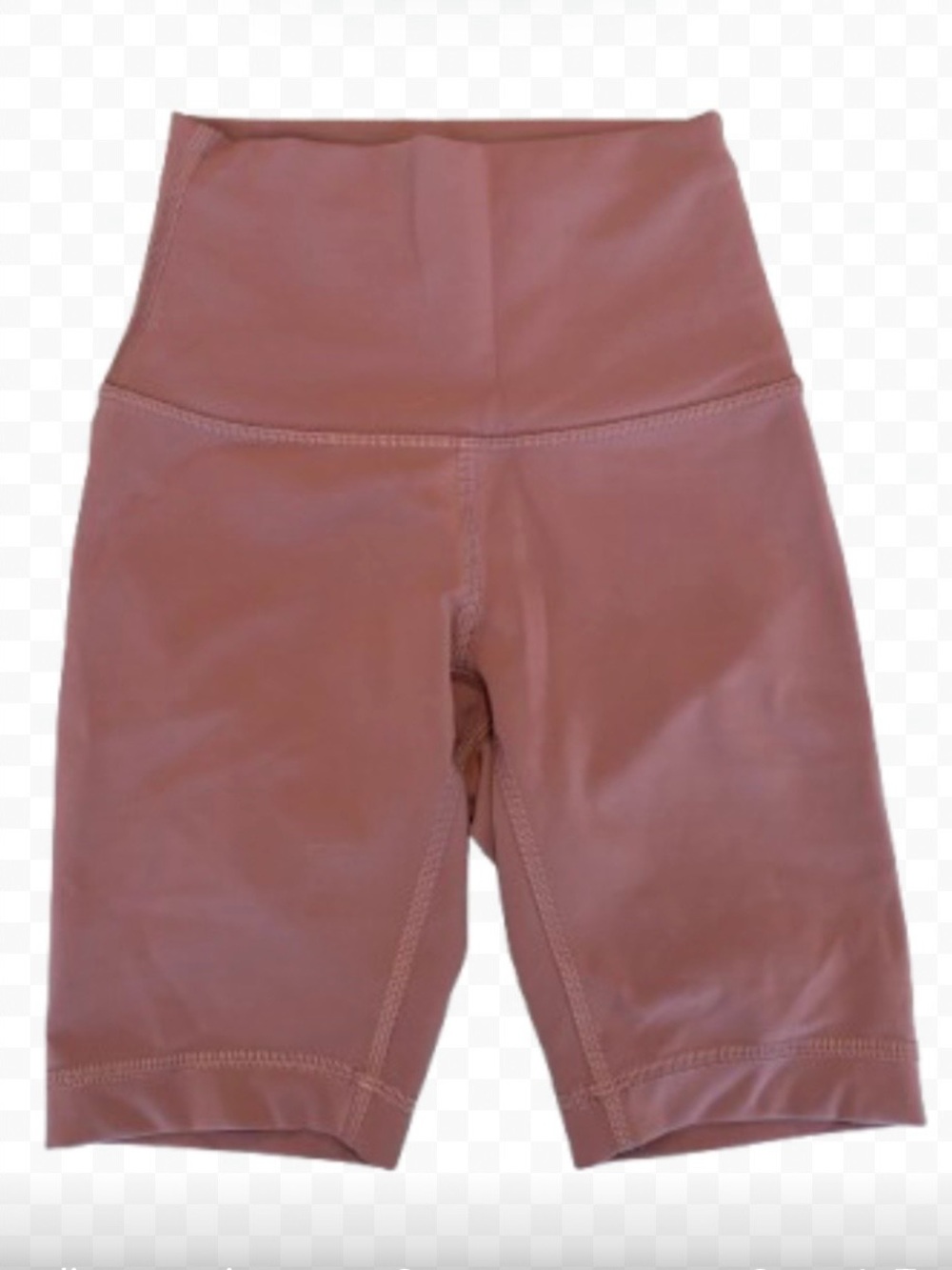 Lululemon High-Waist Bike Shorts in Dusty Rose